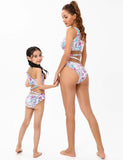 Flower Printed Family Matching Swim Suit - Mini Taylor