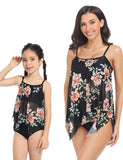 Flower Printed Tulle Family Matching Swim Suit - Mini Taylor