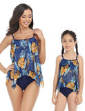 Flower Printed Tulle Family Matching Swim Suit - Mini Taylor