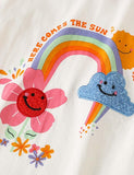 Flowers Rainbow Printed Cloud Appliqué Set - Mini Taylor