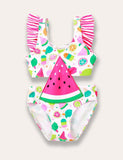 Fruit Appliqué One Piece Swimsuit - Mini Taylor