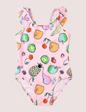 Full Printed Cartoon Fruit Swimsuit - Mini Taylor