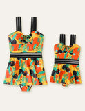 Full Printed Family Matching Swimsuit