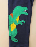 Funny Dinosaur Appliqué Sweatpants - Mini Taylor