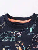 Funny Dinosaur Full Printed Sweatshirt - Mini Taylor