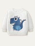 Funny Dinosaur Printed Sweatshirt - Mini Taylor