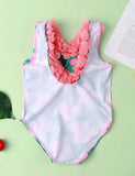 Girls' One-Piece Flower Swimsuit - Mini Taylor