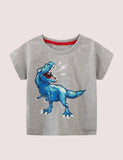 Glowing Dinosaur Short-Sleeved T-shirt - Mini Taylor