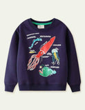Glowing Undersea World Sweatshirt - Mini Taylor