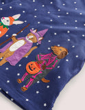 Halloween Animals Appliqué Dress - Mini Berni