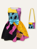 Halloween Bow Party Dress + Crossbody Bag - Mini Berni