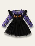 Vestito a maglia manica lunga Halloween