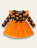 Vestido de malla de Halloween