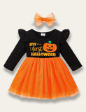 Vestido de malla de Halloween