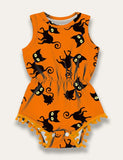 Halloween Printed Romper - Mini Berni
