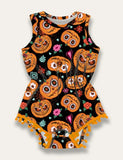Halloween Printed Romper - Mini Berni