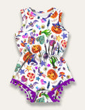 Halloween Printed Romper - Mini Berni