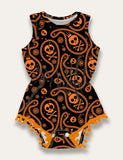 Halloween Printed Romper - Mini Berni