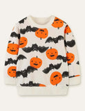 Halloween Pumpkin Drécht Sweatshirt