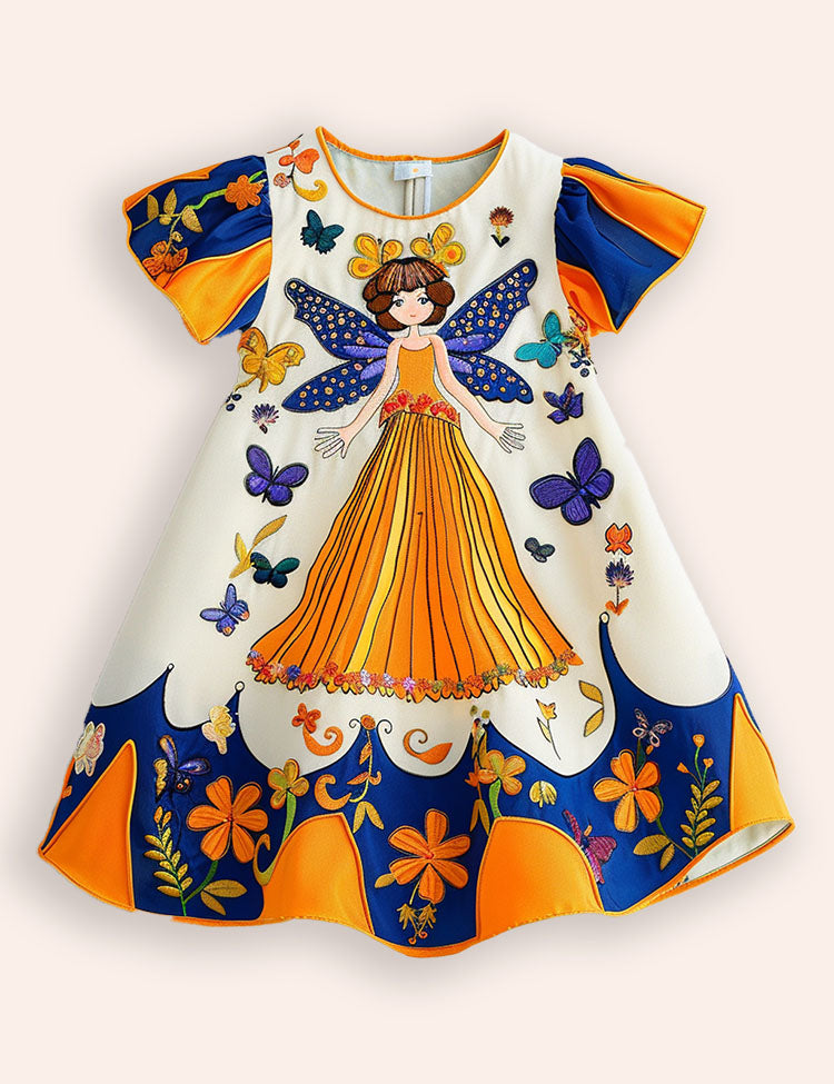 Little Fairy Printed Dress