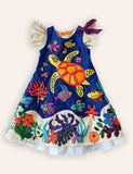 Turtle Appliqué Dress