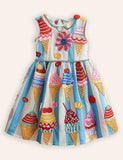 Ice Cream Appliqué Dress