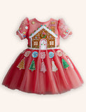 Tulle Gingerbread Christmas Tree Dress