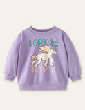 Happy Unicorn Printed Sweatshirt - Mini Taylor