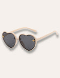 Heart Frame Little Bee Sunglasses