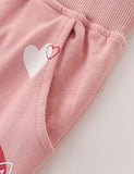 Heart Printing Sweatpants - Mini Taylor