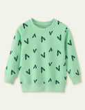 Heart Printing Sweatshirt - Mini Taylor