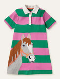 Horse Appliqué Dress - Mini Taylor