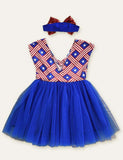 Independence Day Bow Mesh Dress - Mini Taylor