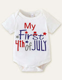 Independence Day Printed Baby Romper - Mini Taylor