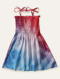 Independence Day Printed Sleeveless Dress - Mini Taylor