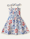 Independence Day Star Printed Dress - Mini Taylor