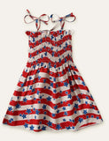 Independence Day Star Printed Dress - Mini Taylor