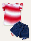 Independence Day Striped Car Set - Mini Taylor