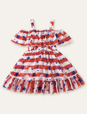 Independence Day Striped Sleeveless Dress - Mini Taylor