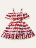 Independence Day Striped Sleeveless Dress - Mini Taylor