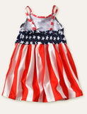 Independence Day Striped Strap Dress - Mini Taylor