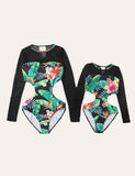 Jungle Floral Family Matching Swim Suit - Mini Taylor