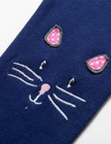 Kitten Embroidered Leggings - Mini Taylor