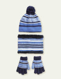 Knitted Hat + Scarf + Gloves Three-Piece Set - Mini Taylor