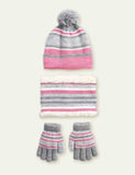 Knitted Hat + Scarf + Gloves Three-Piece Set - Mini Taylor