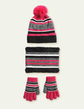 Knitted Hat + Scarf + Gloves Three-Piece Set - Mini Taylor