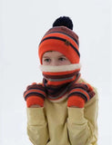 Knitted Hat + Scarf + Gloves Three-Piece Set - Mini Taylor