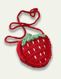 Knitted Strawberry Crossbody Bag - Mini Taylor