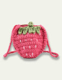 Knitted Strawberry Crossbody Bag - Mini Taylor