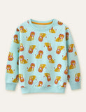 Lion Full Printed Sweatshirt - Mini Taylor